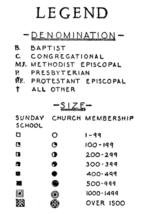 Suicide & Churches | Multivariate Map Symbols | 1928 | Making Maps: DIY ...