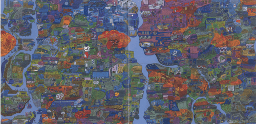 Öyvind Fahlström's World Map