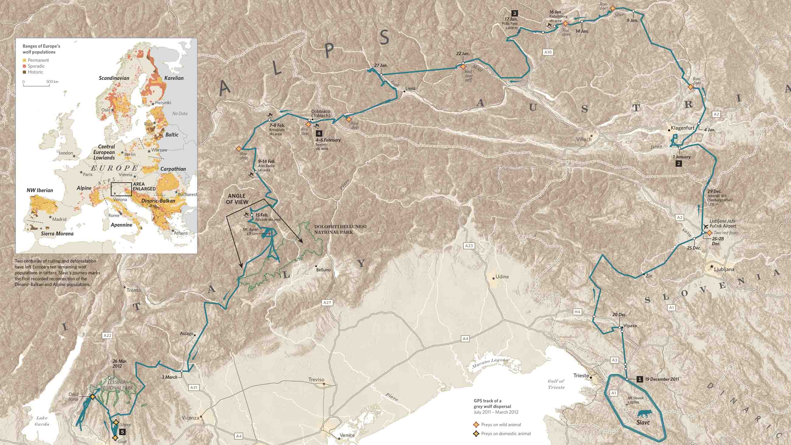 Select maps from our new book, Where The Animals Go